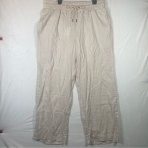 Quince New With Tags 100% Linen Wide Leg Pants Size XL